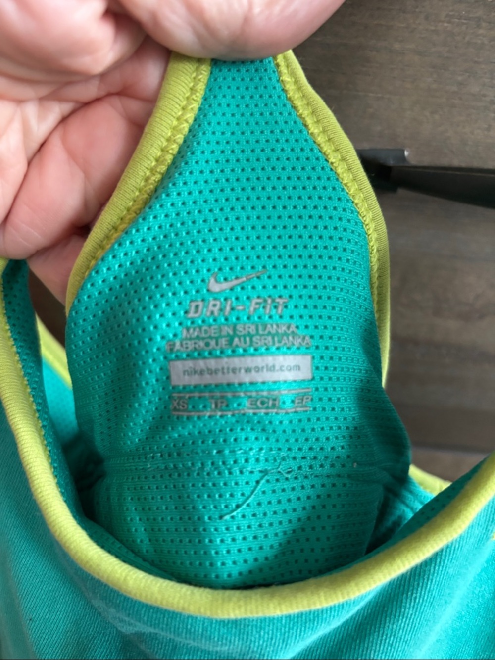 Nike Training Tank Tops - Size XS - Teal/Yellow & Coral- Bundle - Picture 6 of 7